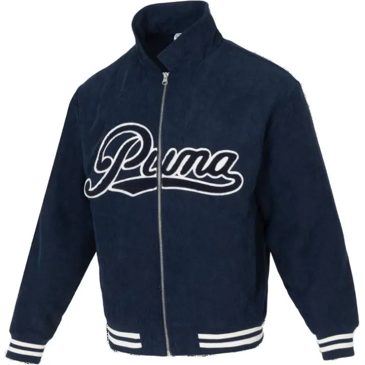 PUMA TEAM Jackets Men's Blue Lapel Moderate Other