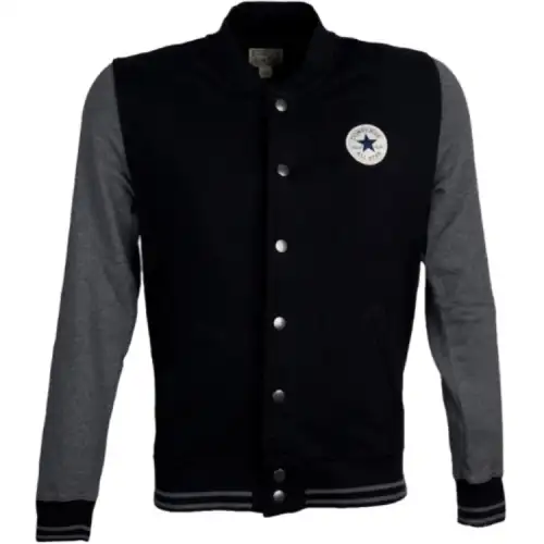Converse Baseball Jacket Men's Ink Black