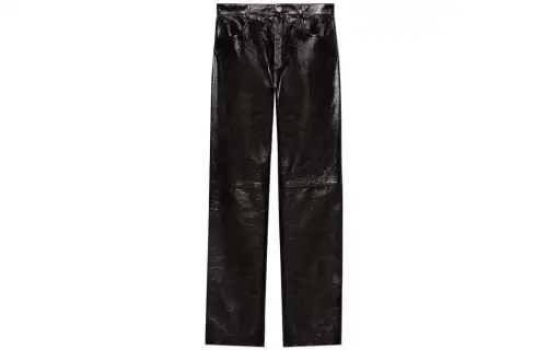 GUCCI Casual Pants Men's Black Moderate Straight Fit Pants