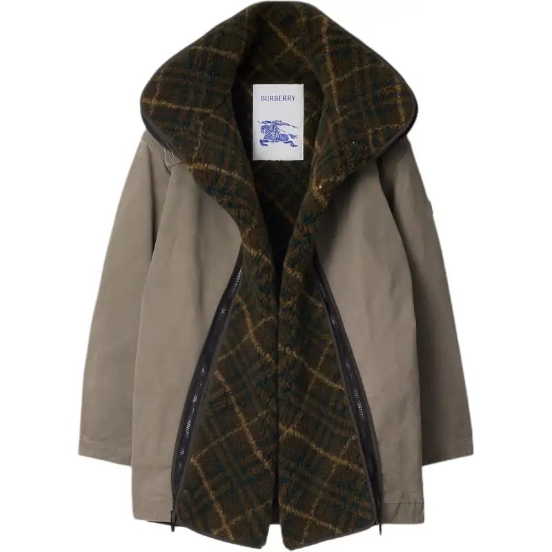 Burberry Detachable Long Sleeved Parka