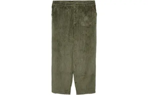New Era Moderate Casual Pants Unisex Olive Green