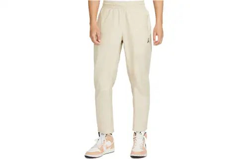 Jordan Sport Casual Pants Men's Ecru Moderate Straight Fit Pants