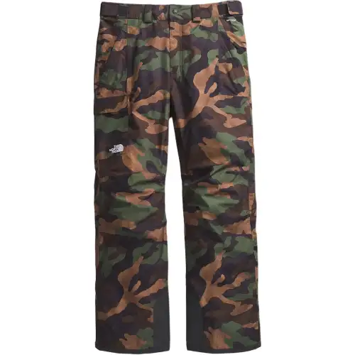 THE NORTH FACE Casual Pants Men's Black Camouflage Print