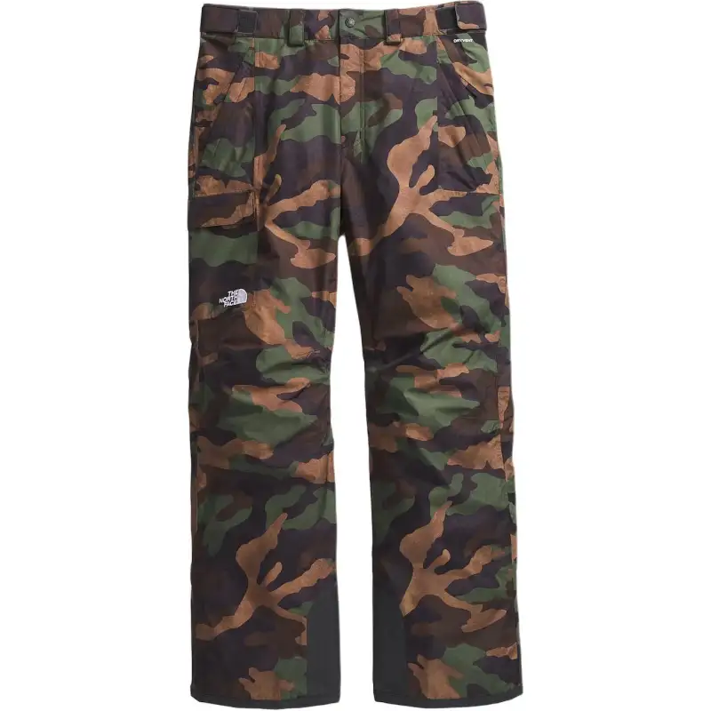 THE NORTH FACE Casual Pants Men's Black Camouflage Print
