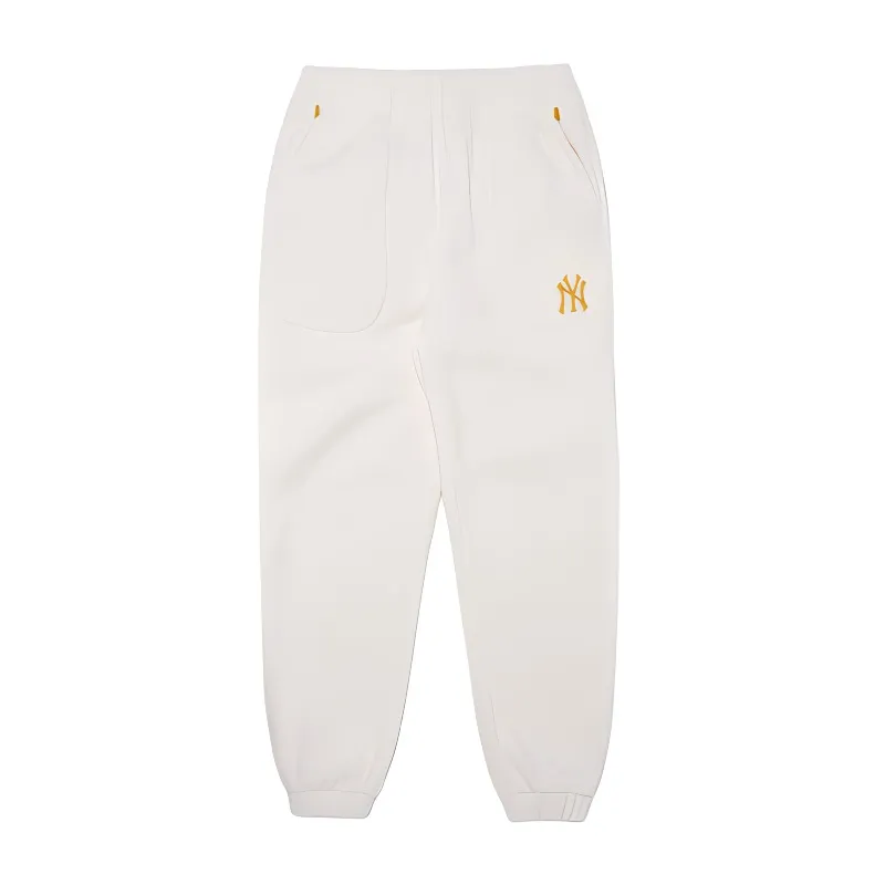MLB Knitted Sweatpants Unisex Cream