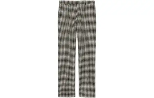 GUCCI Casual Pants Men's Black Moderate Straight Fit Pants