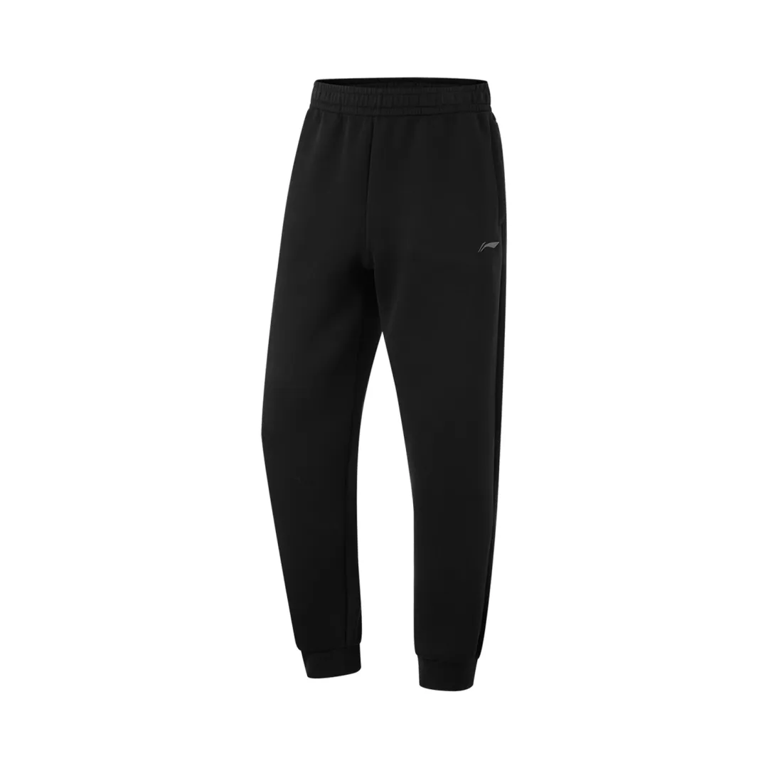 Li Ning Fitness Series Knitted Sweatpants Men's Black