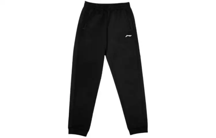 Li Ning Knitted Sweatpants Men's Classic Black