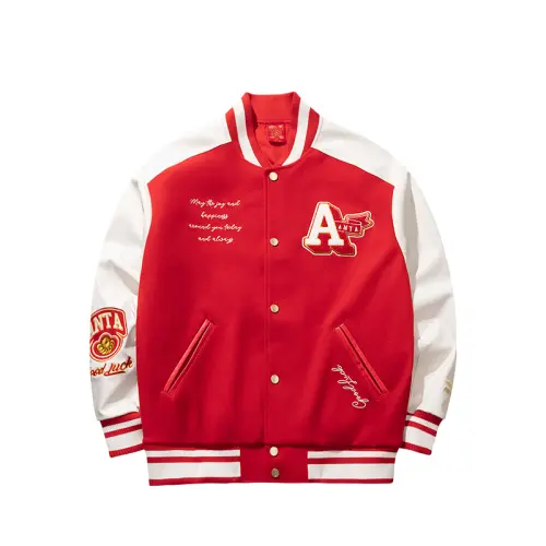 Anta Baseball Jacket Men's Rich Red