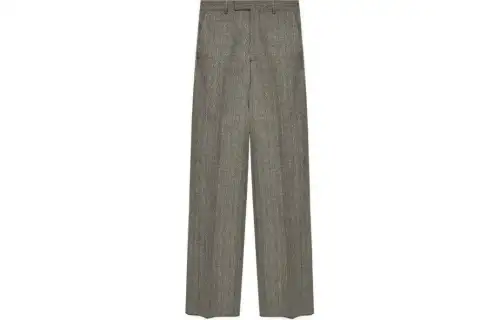 GUCCI Casual Pants Men's Gray Moderate Straight Fit Pants