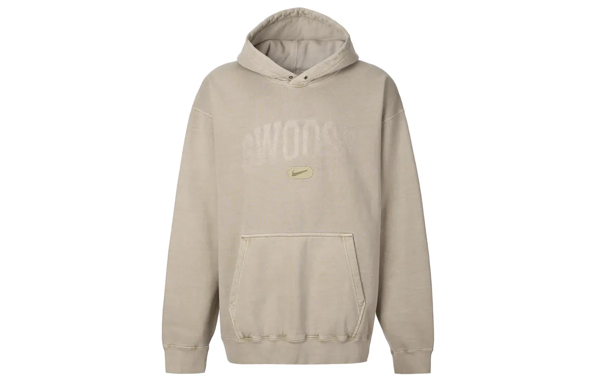 Nike Sweatshirts Men's Khaki Hooded Moderate Other