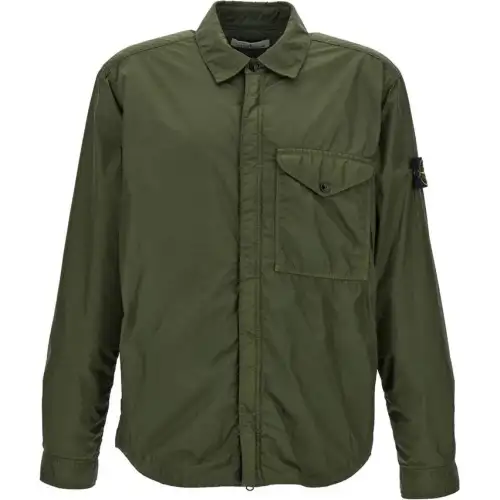 STONE ISLAND Logo Patch Lightweight Jacket