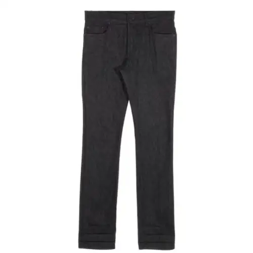 PRADA Casual Pants Men's Black Moderate Straight Fit Pants