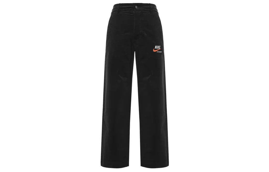 Nike Casual Pants Men's Black Moderate Straight Fit Pants