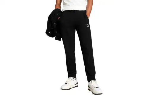 PUMA Knitted Sweatpants Men's Black