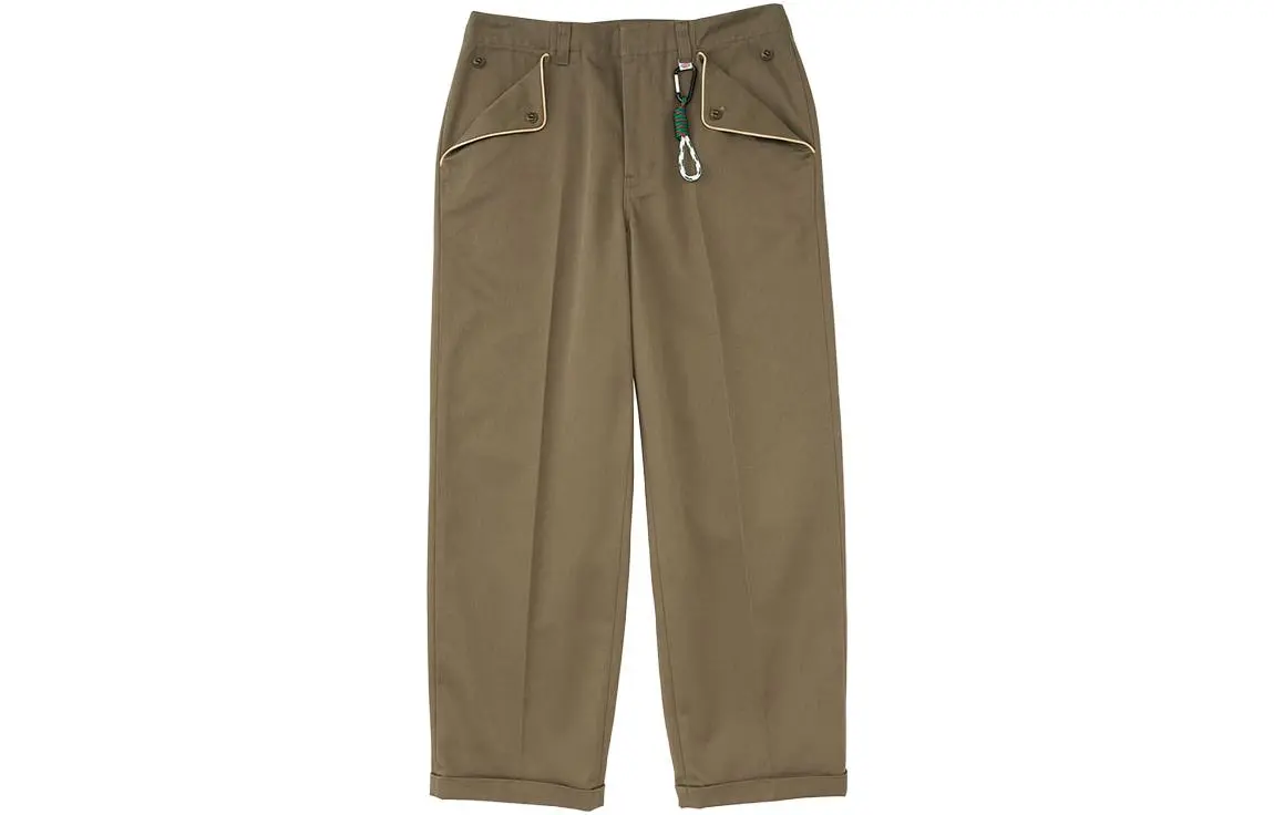 Dickies Casual Pants Unisex Olive Moderate Straight Fit Pants
