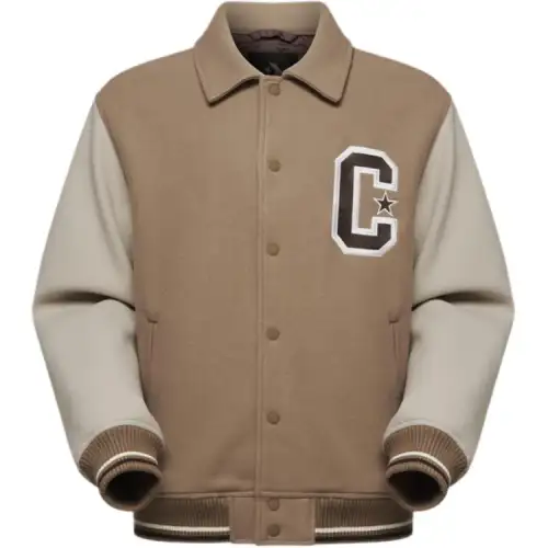 Converse Baseball Jacket Men's Brown