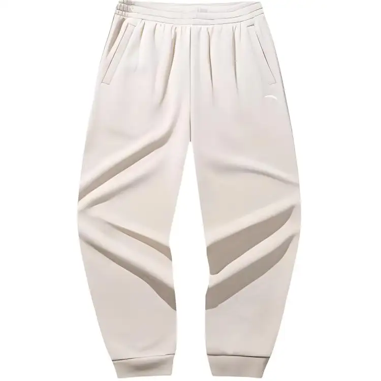 Anta Sports Life Collection Knitted Sweatpants Men's Light Khaki
