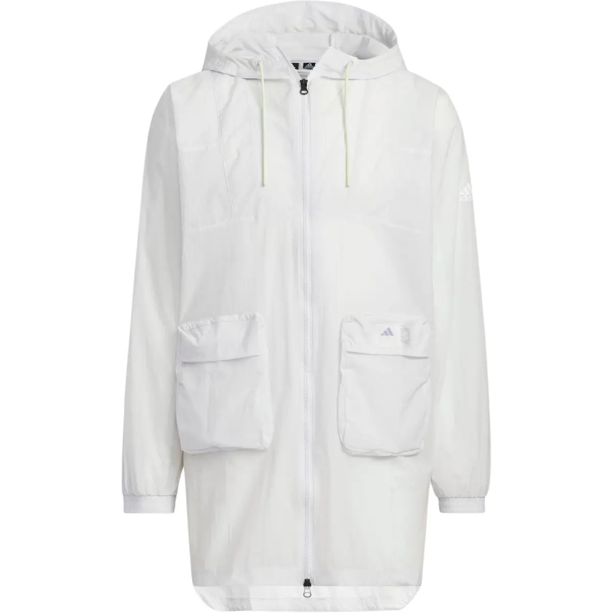 Adidas PARKA WOVEN JACKET Jackets & Coats Unisex Dot Gray/White
