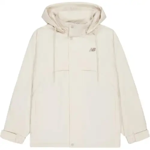 New Balance Jackets & Coats Men's Ecru