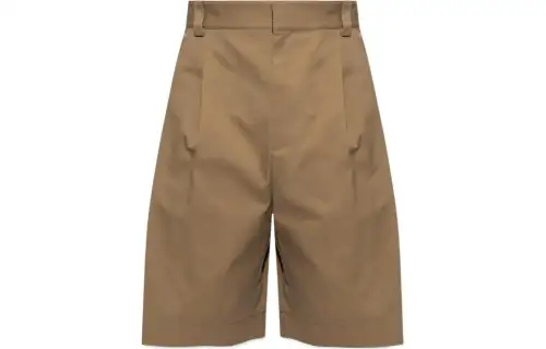 Bottega Veneta Gabardi Shorts Knitted Sweatpants Men's Brown