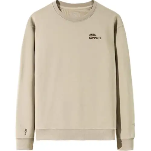 Anta Variety Training Collection Sweatshirt Men's Butter Coffee
