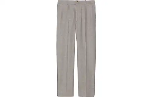 【Previous Season】light cashmere tailored trousers