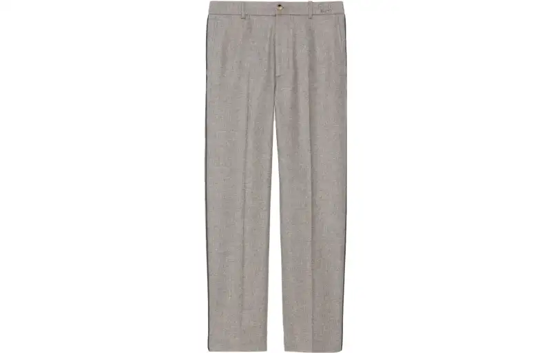 【Previous Season】light cashmere tailored trousers