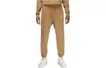 Jordan Flight Fleece Knitted Sweatpants Overseas Version Men's Khaki