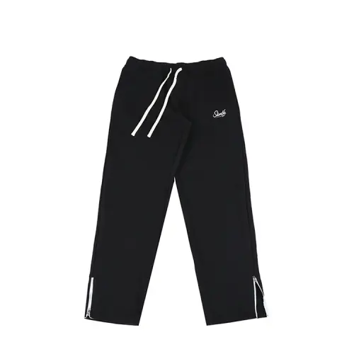 Slamble Knitted Sweatpants Unisex Moderate Straight Fit Pants