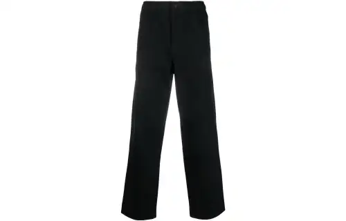 Adidas Originals Casual Pants Men's Black Moderate Straight Fit Pants