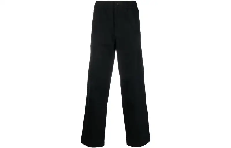 Adidas Originals Casual Pants Men's Black Moderate Straight Fit Pants