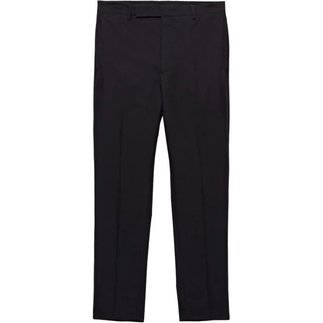 PRADA Casual Pants Men's Black Moderate Straight Fit Pants