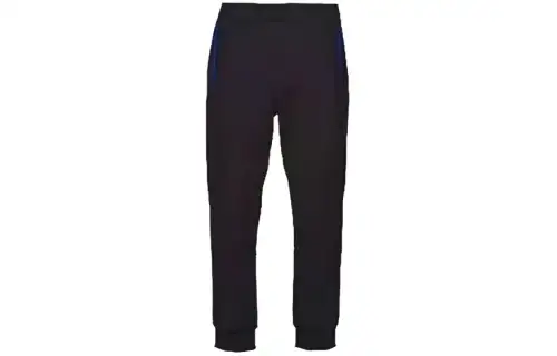 PRADA Casual Pants Men's Black Moderate Cuffed Pants