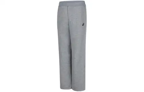 Asics Solid Color Outdoor Casual Elastic Cuff Loose Fit Fleece Lined Thermal Knitted Sweatpants Men's
