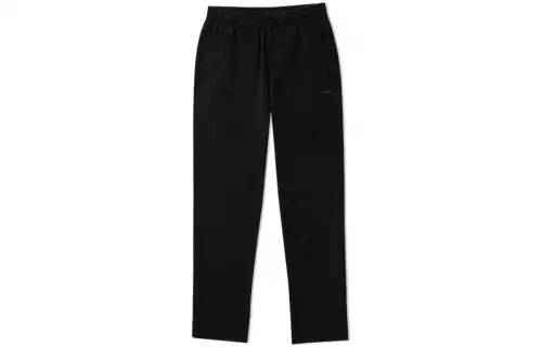 Li Ning Casual Pants Men's Black Moderate Straight Fit Pants