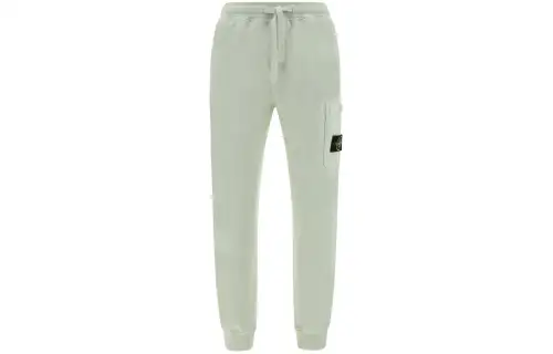 STONE ISLAND Knitted Sweatpants Men's Green