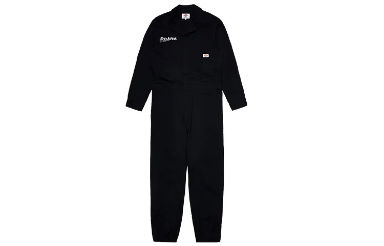 Dickies Jumpsuits Men's Black Lapel Moderate