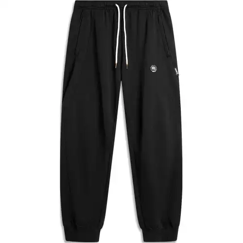 Li Ning Basketball Collection Knitted Sweatpants Men's Black