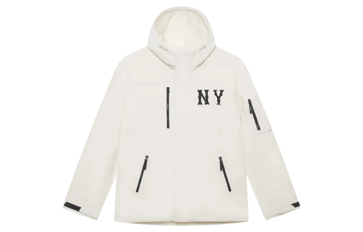 MLB New York Yankees Basic Collection 24FW Jacket Unisex Linen Cream
