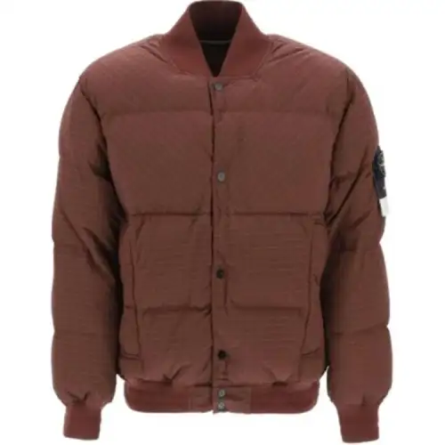 Stone Island Compass-motif puffer jacket