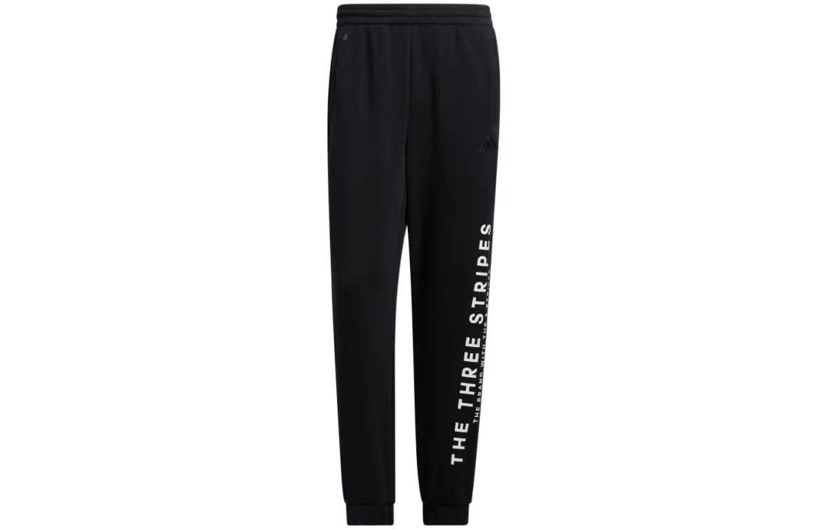 Adidas Casual Pants Unisex Black Moderate Cuffed Pants