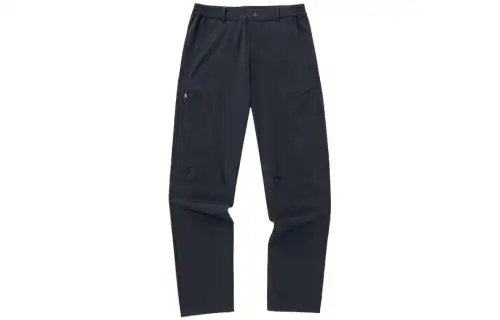 ANTA Outdoor Collection Casual Pants Men's Black Moderate Straight Fit Pants