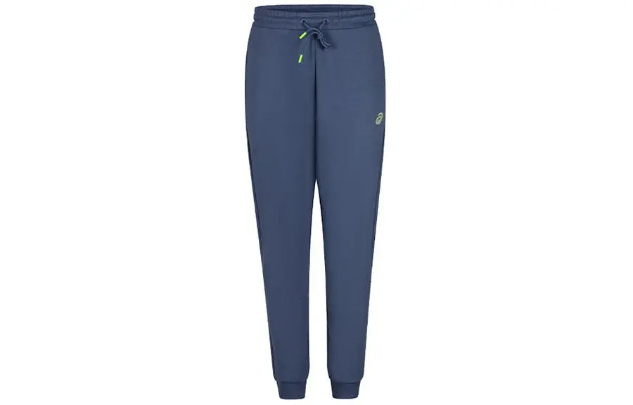 Asics Knitted Sweatpants Men's Gray Blue