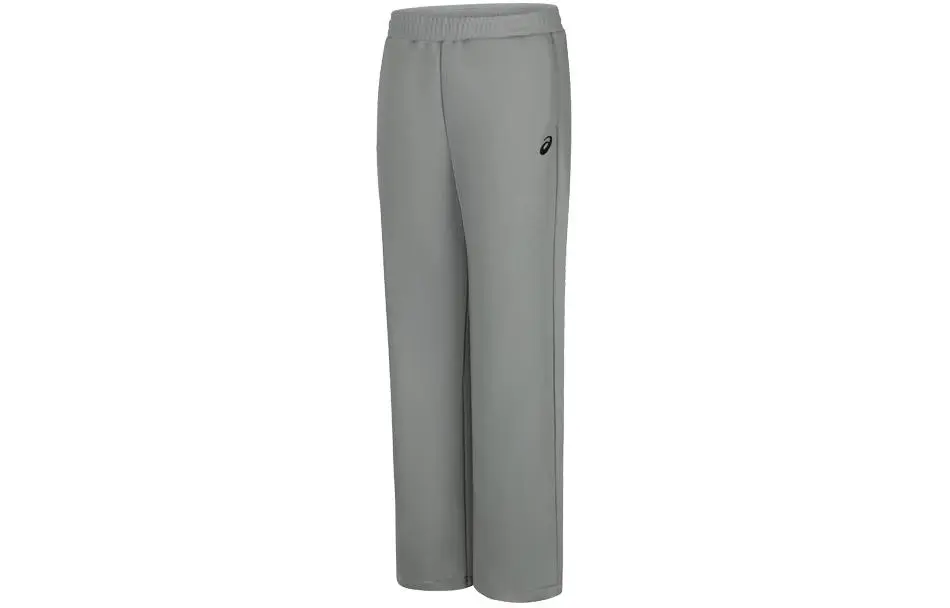 ASICS Solid Color Outdoor Casual Elastic Cuff Loose Fit Fleece Lined Thermal Knitted Sweatpants Men's