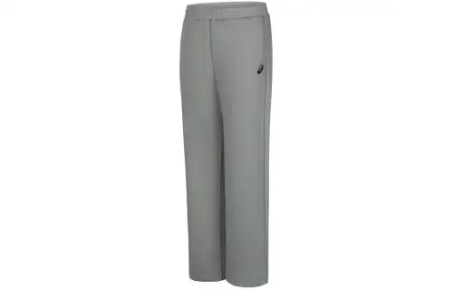 ASICS Solid Color Outdoor Casual Elastic Cuff Loose Fit Fleece Lined Thermal Knitted Sweatpants Men's