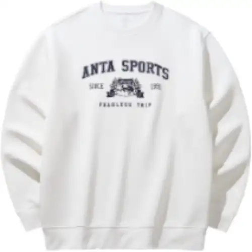 Anta Life Collection Sweatshirt Men's Papyrus White