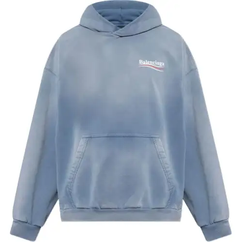 Balenciaga Logo Printed Hoodie