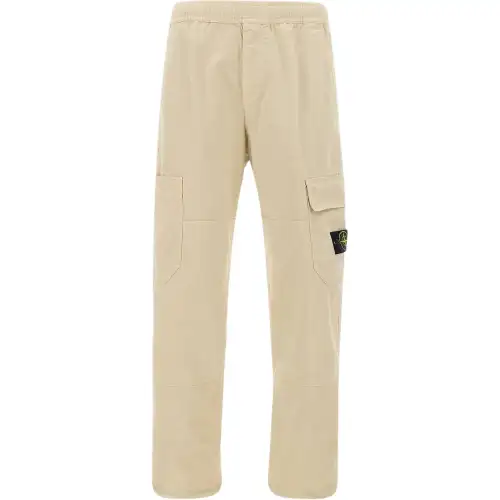 Stone Island cotton ripstop trousers