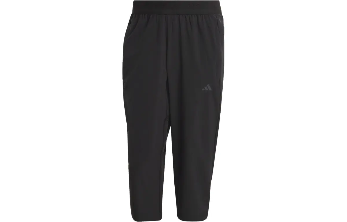 Adidas Casual Pants Men's Black Moderate Tapered Pants